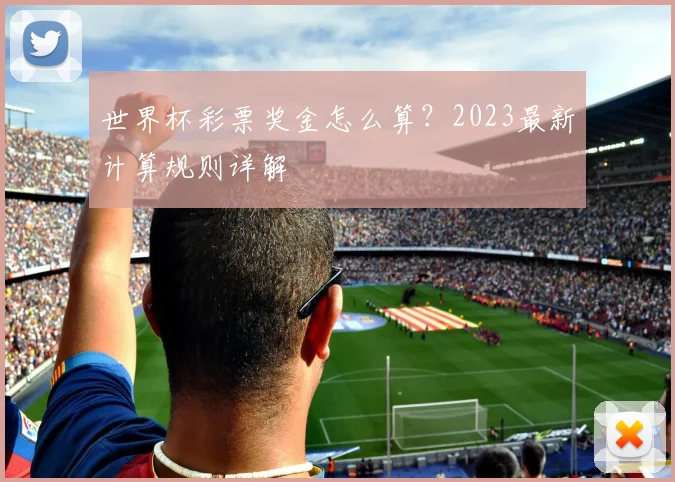 世界杯彩票奖金怎么算?2023最新计算规则详解